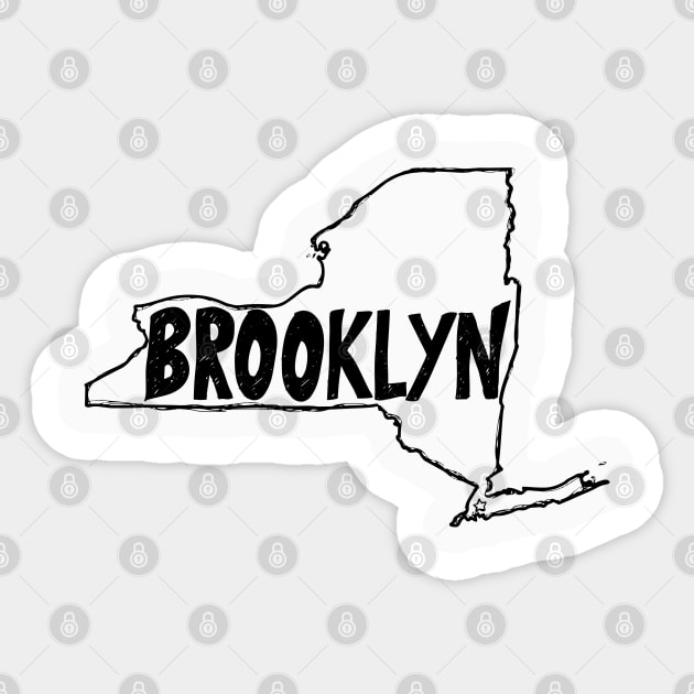 Brooklyn, New York Sticker by thefunkysoul